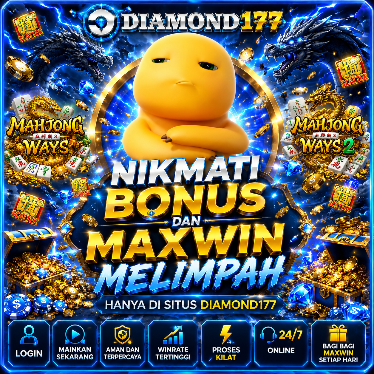 DIAMOND177 : Platform Resmi Situs Slot Online Link Gacor Maxwin Terpercaya Hari Ini